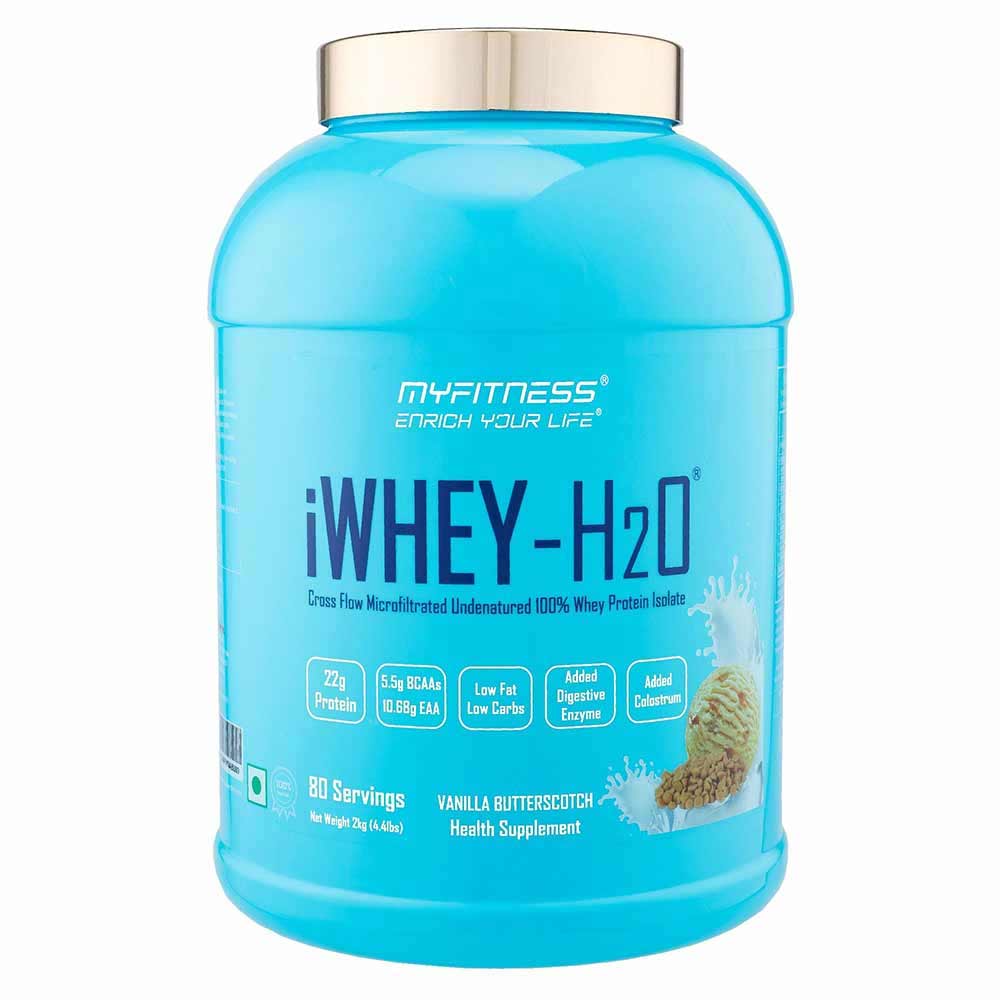3 - MYFITNESS By Paradise iWHEY- H2O Powder,  4.4 lb  Vanilla Butterscotch 