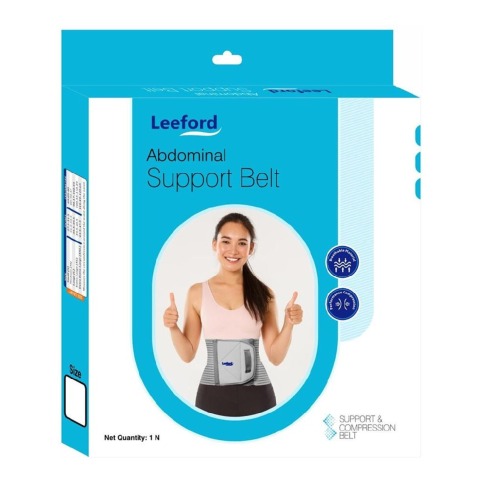 1 - Leeford Abdominal Belt,  Medium  Grey 