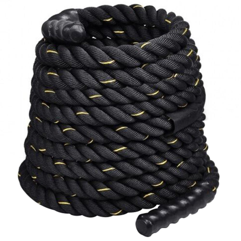 B Fit USA Battle Rope,  50 ft (BR1015)  Black Thickness 1.5 Inch 