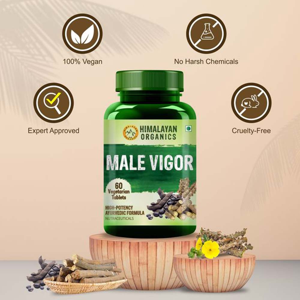 8 - Himalayan Organics Male Vigor,  60 tablet(s) 