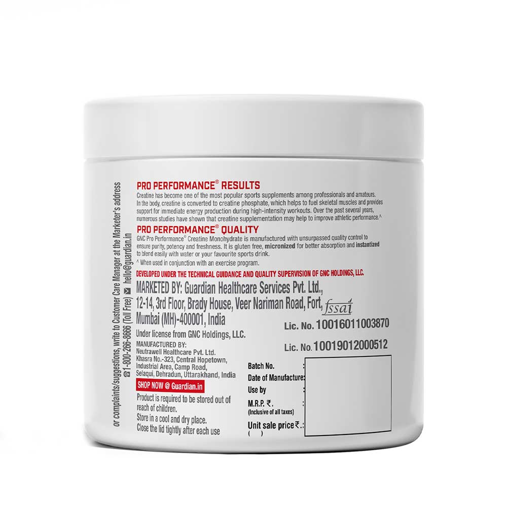 3 - GNC Pro Performance Creatine Monohydrate,  Blueberry  0.22 lb 