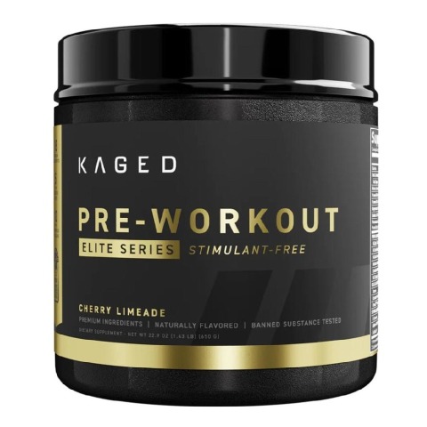 1 - Kaged Muscle Elite Series Pre-Workout Stim-Free,  1.43 lb  Cherry Limeade 