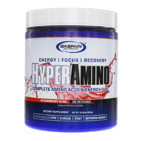 Gaspari Nutrition Hyper Amino,  0.66 lb  30 Servings  Strawberry Kiwi 