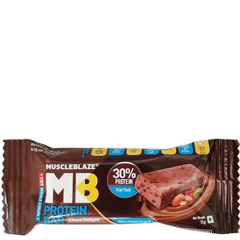 MuscleBlaze Protein Bar Sample 15 g,  1 Piece(s)/Pack  Choco Delight 