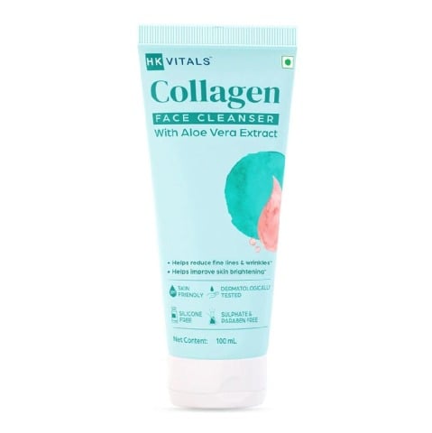 3 - HealthKart HK Vitals Collagen Face Cleanser OP, 100 ml with Aloe Vera