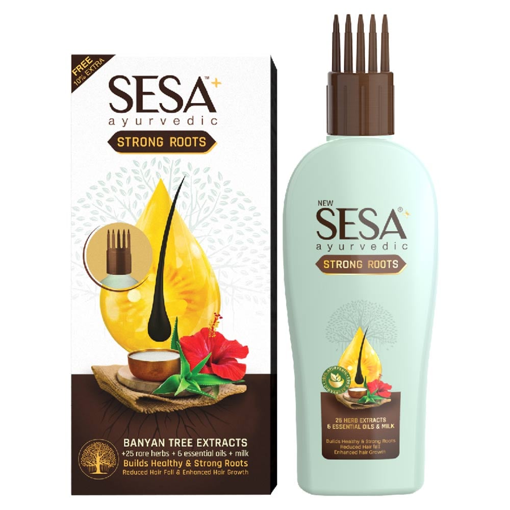 2 - Sesa Ayurvedic Strong Roots Hair Oil,  110 ml  Builds Healthy & Strong Roots 