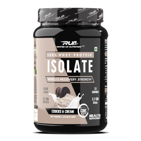 1 - Ripped Up Nutrition Whey Protein Isolate, 2.2 lb Cookies & Cream