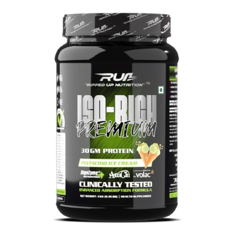 1 - Ripped Up Nutrition Iso-Rich Premium, 2.2 lb Pistachio Ice Cream