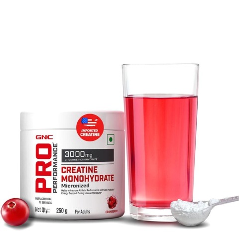 GNC Pro Performance Creatine Monohydrate,  Cranberry  0.55 lb 
