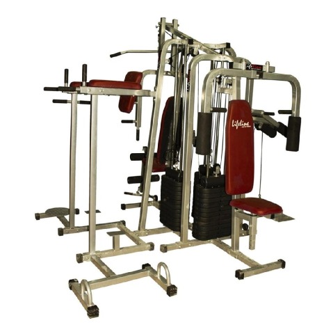 Home Gym - Lifeline 6 Station Home Gym 3 Weight Lines
