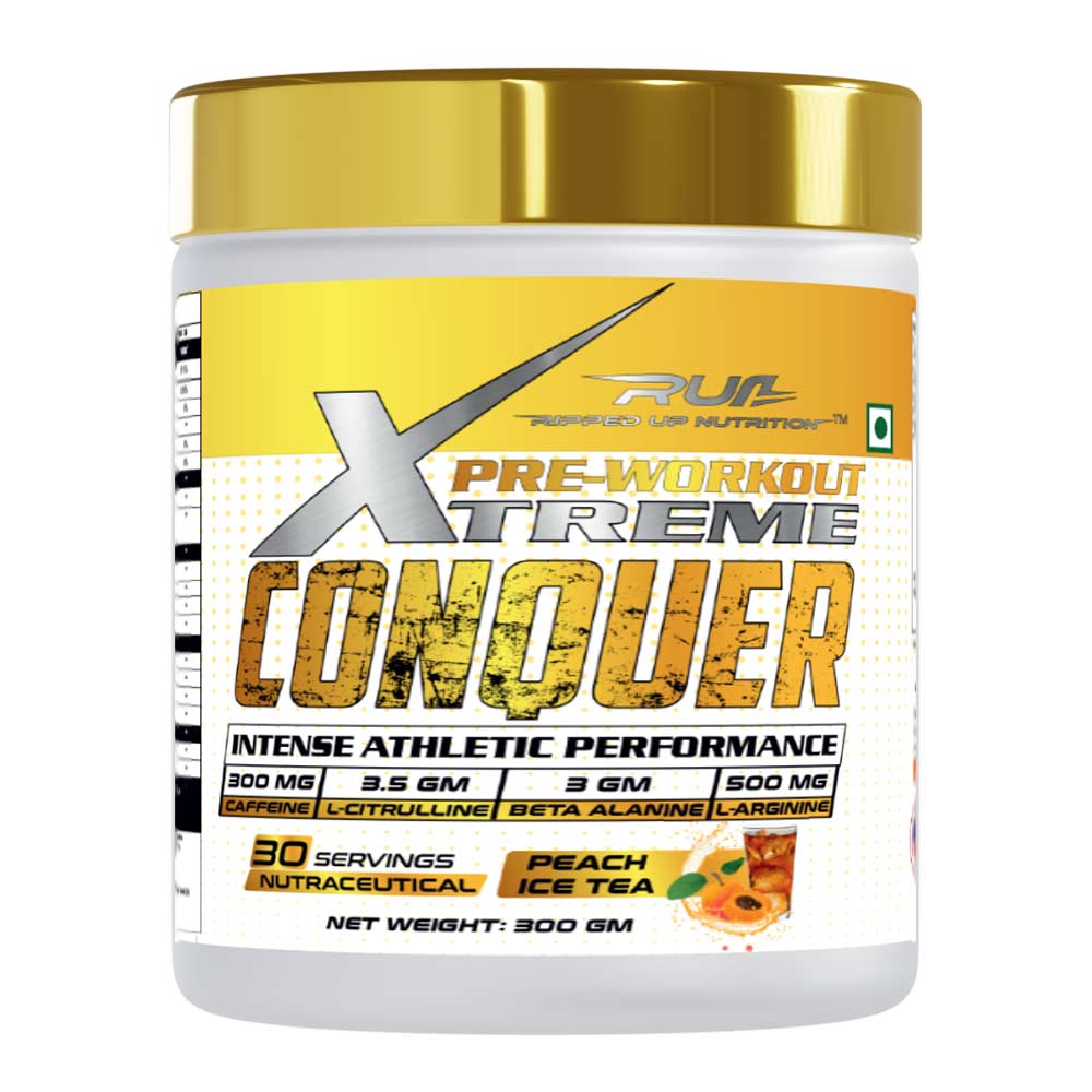 1 - Ripped Up Nutrition Conquer Xtreme Pre-Workout,  0.66 lb  Peach Ice Tea 