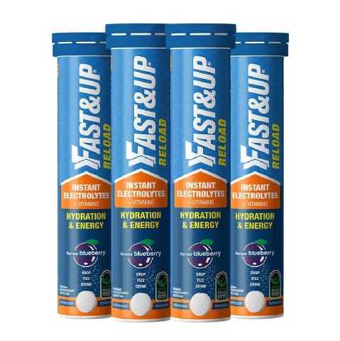 1 - Fast & Up Hydration Reload,  20 tablet(s)  Blueberry (Pack of 4) 