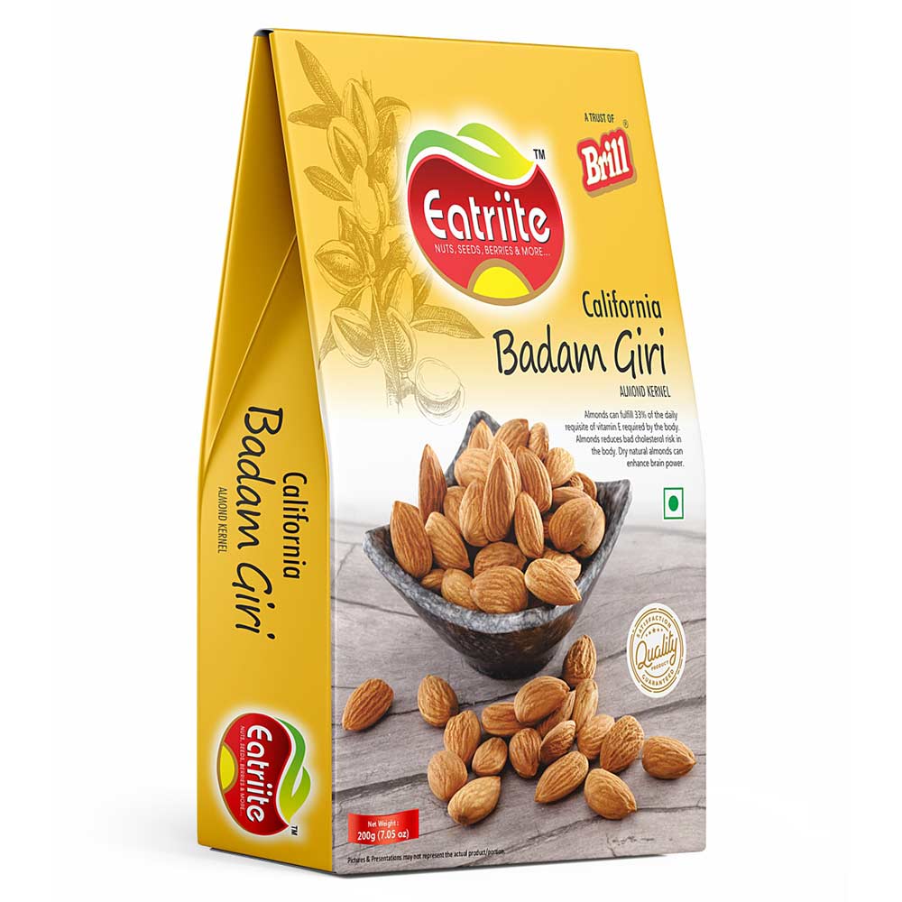 1 - Eatriite California Badam Giri,  200 g  Unflavoured 