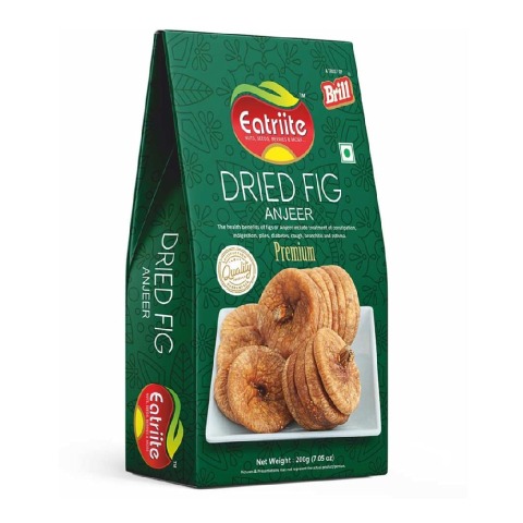 1 - Eatriite Premium Dried Fig (Anjeer),  200 g  Unflavoured 