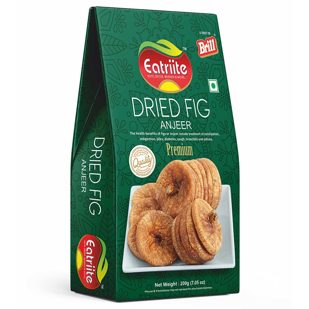 1 - Eatriite Premium Dried Fig (Anjeer),  200 g  Unflavoured 