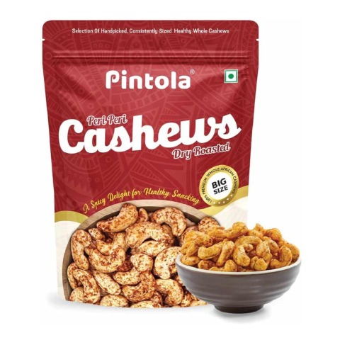 2 - Pintola Dry Roasted Cashews,  Peri Peri  100 g 