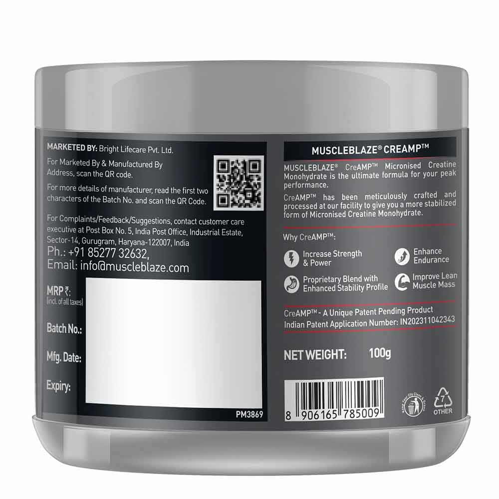2 - MuscleBlaze Creatine Monohydrate OP,  Citrus Blast  0.22 lb 