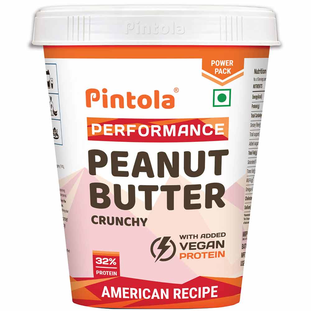 1 - Pintola American Recipe Performance Series Peanut Butter,  0.510 kg  Crunchy 