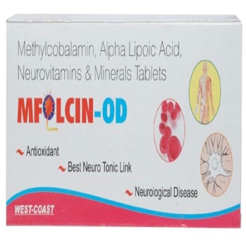 West Coast Mfolcin OD, 100 tablet(s)