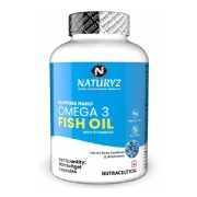 Naturyz Burpfree Nano Omega 3 Fish Oil with Vitamin D3- 90 softgels