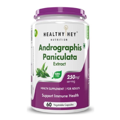 1 - HealthyHey Nutrition Andrographis Paniculata Extract, 60 veggie capsule(s)