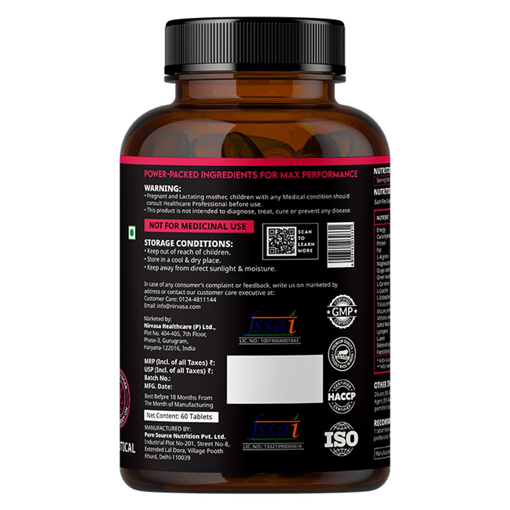 2 - Nirvasa Testo7X (Pack of 4),  60 tablet(s) 