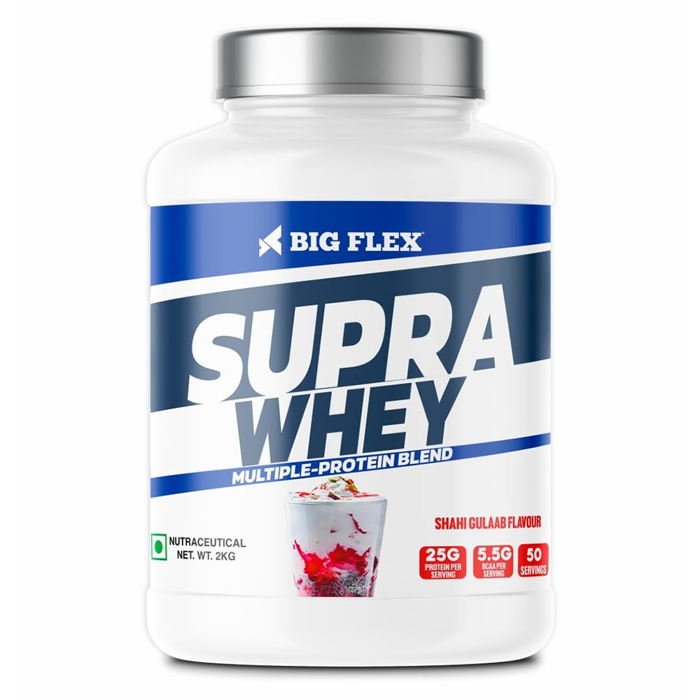 1 - Big Flex Supra Whey Multi-Blend Protein,  4.4 lb  Shahi Gulaab 