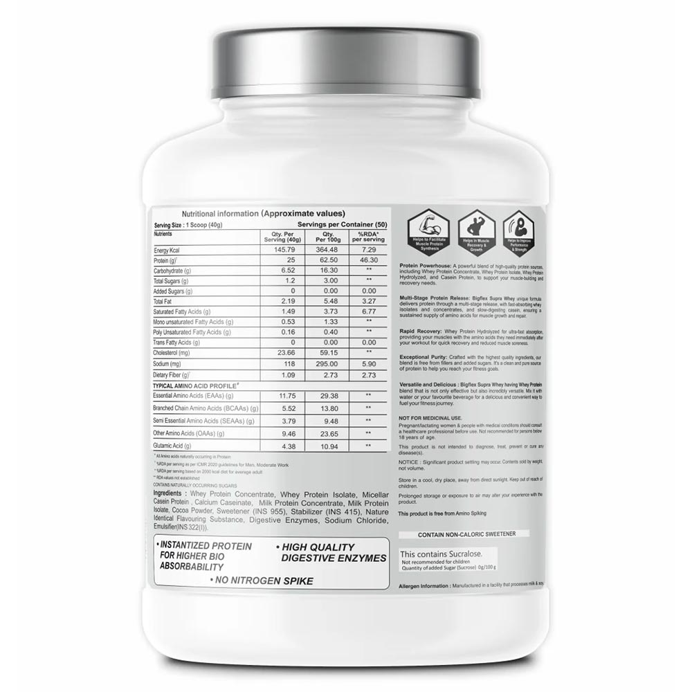 3 - Big Flex Supra Whey Multi-Blend Protein,  4.4 lb  Kulfi Kraze 