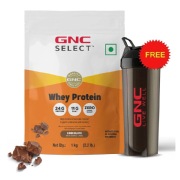 GNC Select Whey Protein- 2.2 lb Chocolate (with Shaker)
