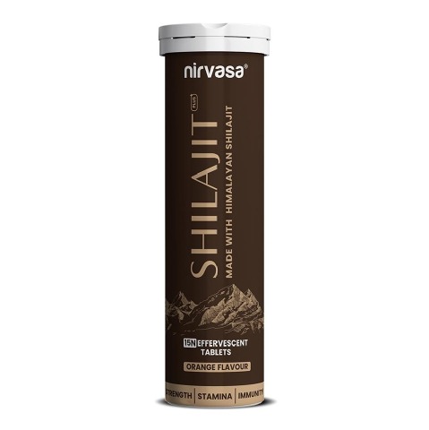 1 - Nirvasa Shilajit Plus Orange Effervescent,  15 tablet(s) 