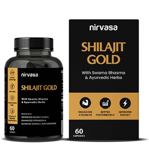 1 - Nirvasa Shilajit Gold,  60 capsules 