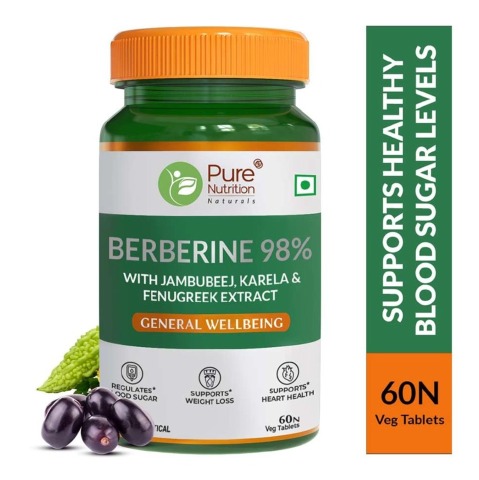 1 - Pure Nutrition Berberine 98%,  60 tablet(s) 