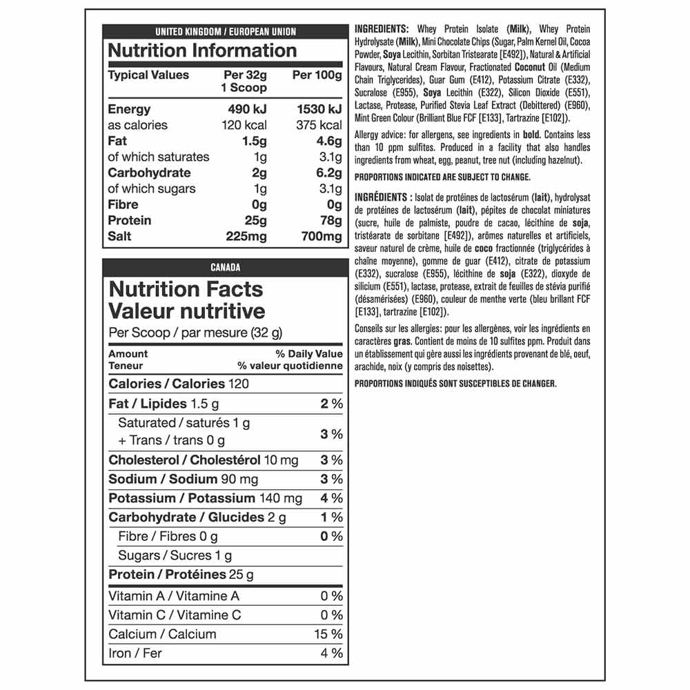 supplement - Mutant ISO Surge,  5 lb  Mint Chocolate Chip 