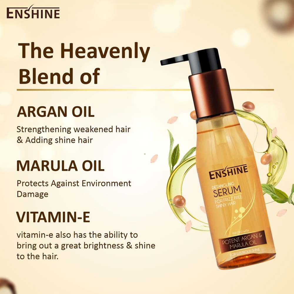 2 - Enshine Detangling Hair Serum,  200 ml  for Frizz Free Shiny Hair 
