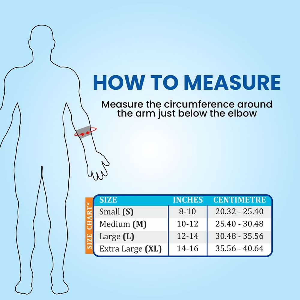 4 - Leeford Tennis Elbow Support Brace Band,  Grey  XL 