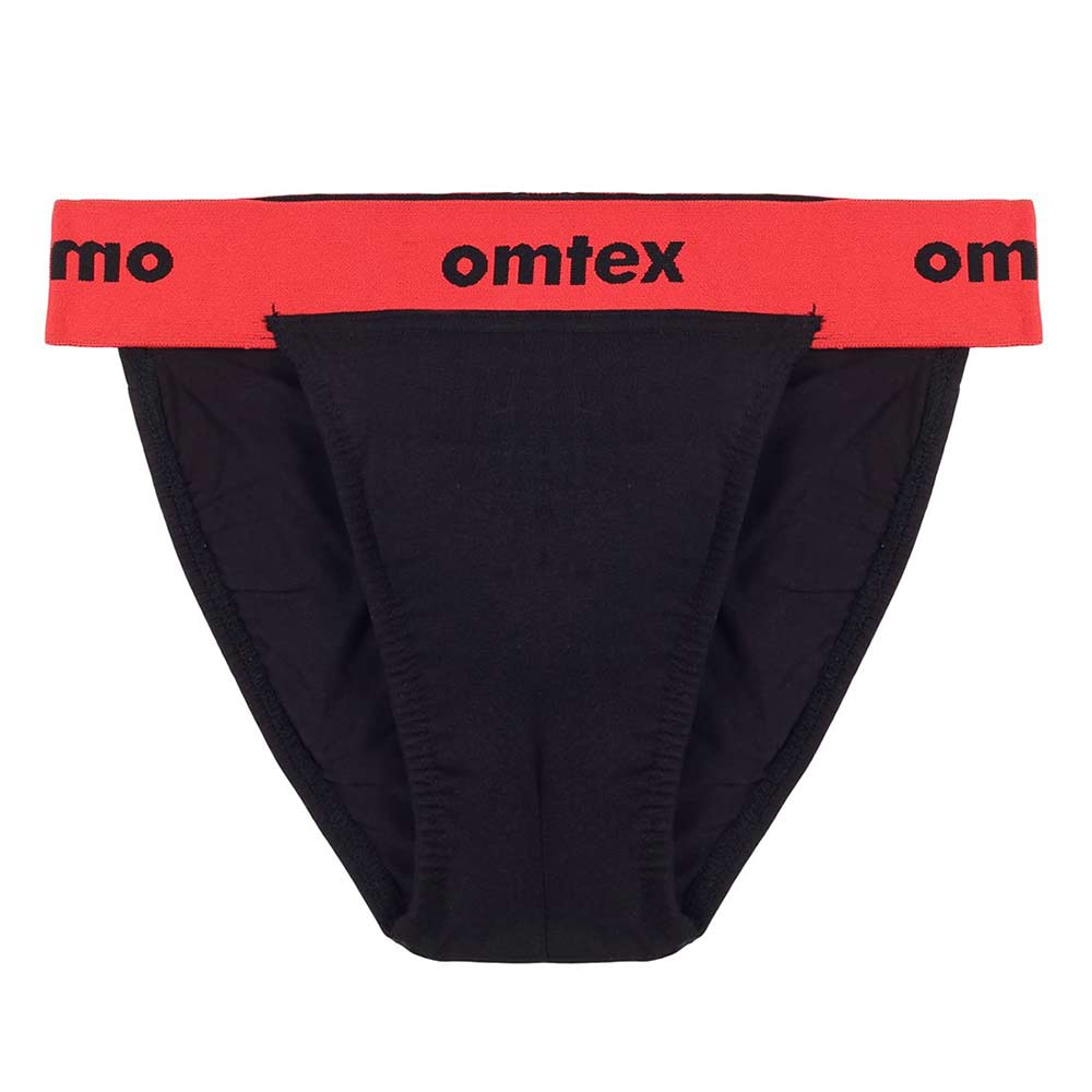 7 - Omtex Rio Supporter Back Covered for Men,  Medium  Red 