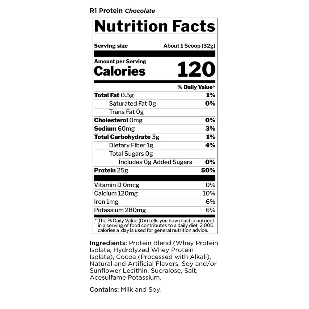 2 - Rule One R1 100% Whey Protein Isolate,  5.01 lb  Chocolate Fudge 