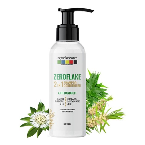 1 - Organix Mantra ZeroFlake 2in1 Shampoo + Conditioner,  120 ml  Anti Dandruff 