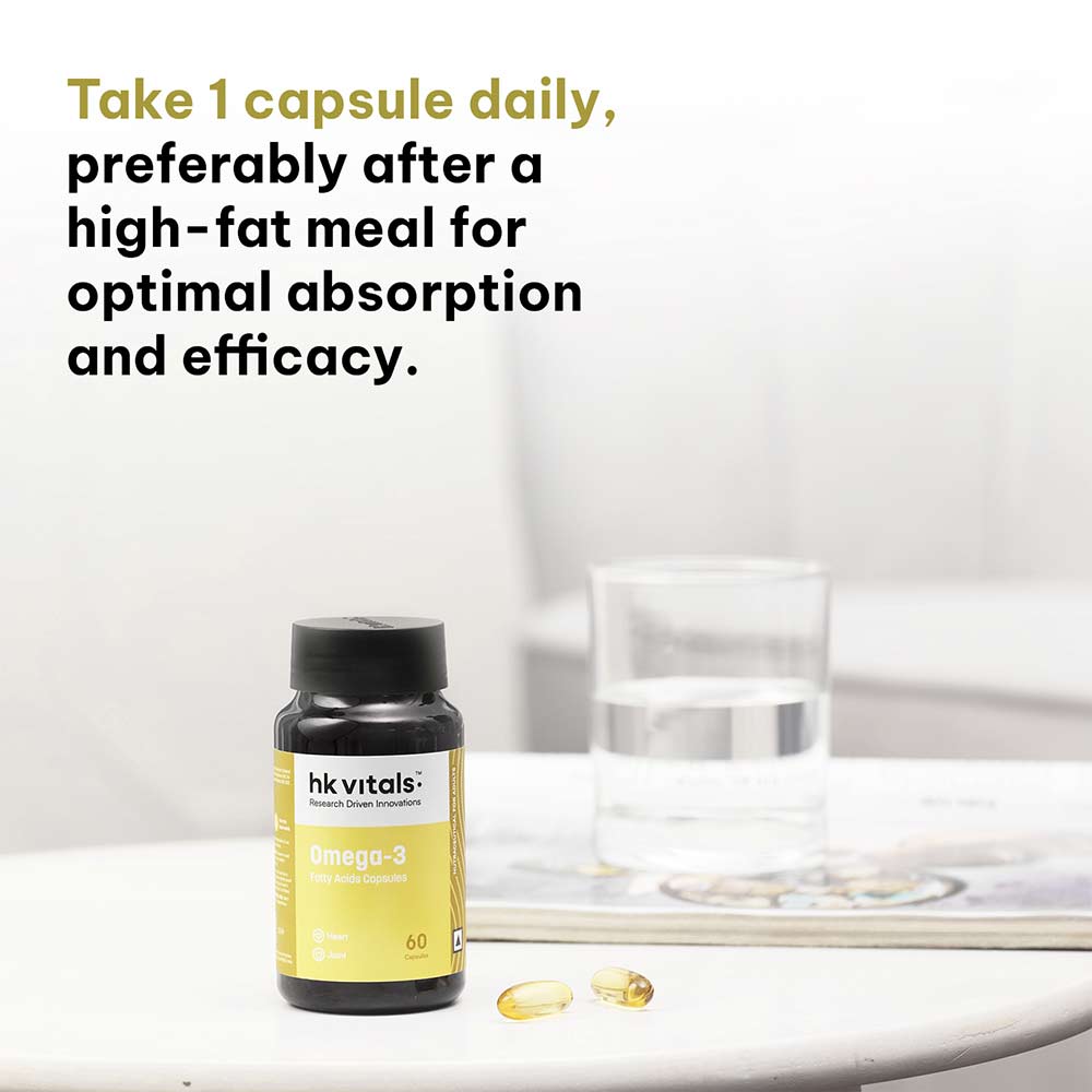 6 - HK Vitals Omega-3 by HealthKart,  60 softgels