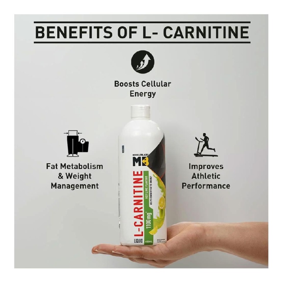 Liquid L-Carnitine 1100mg 450 ml  Key Lime