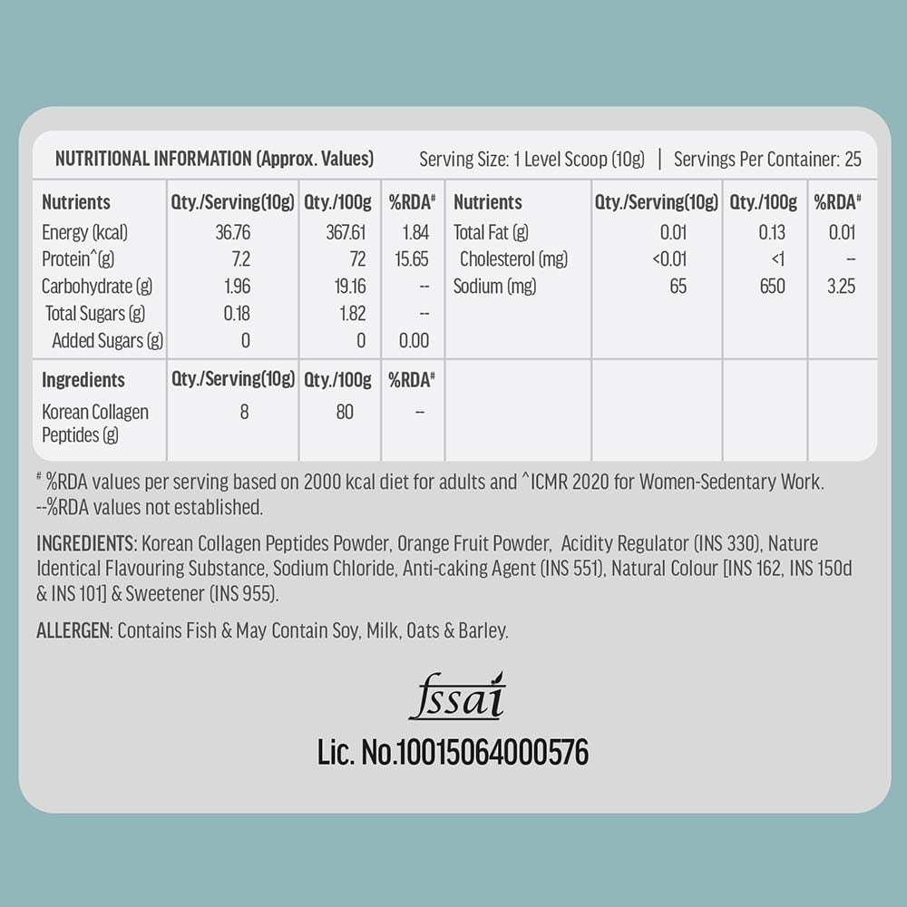 8 - HK Vitals Korean Collagen,  250 g  Orange 