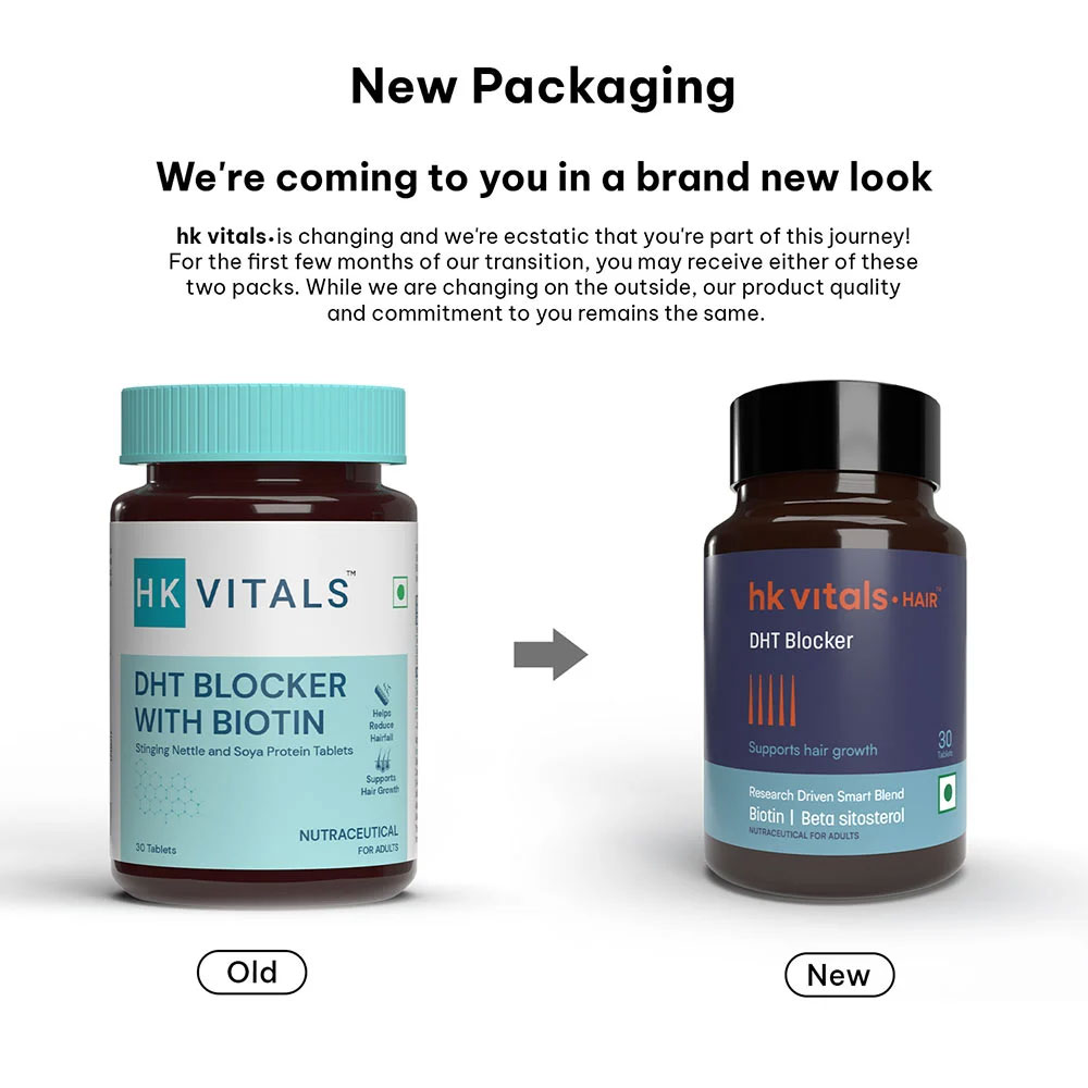 HK Vitals DHT Blocker with Biotin 30 Tabs - Pack of 2