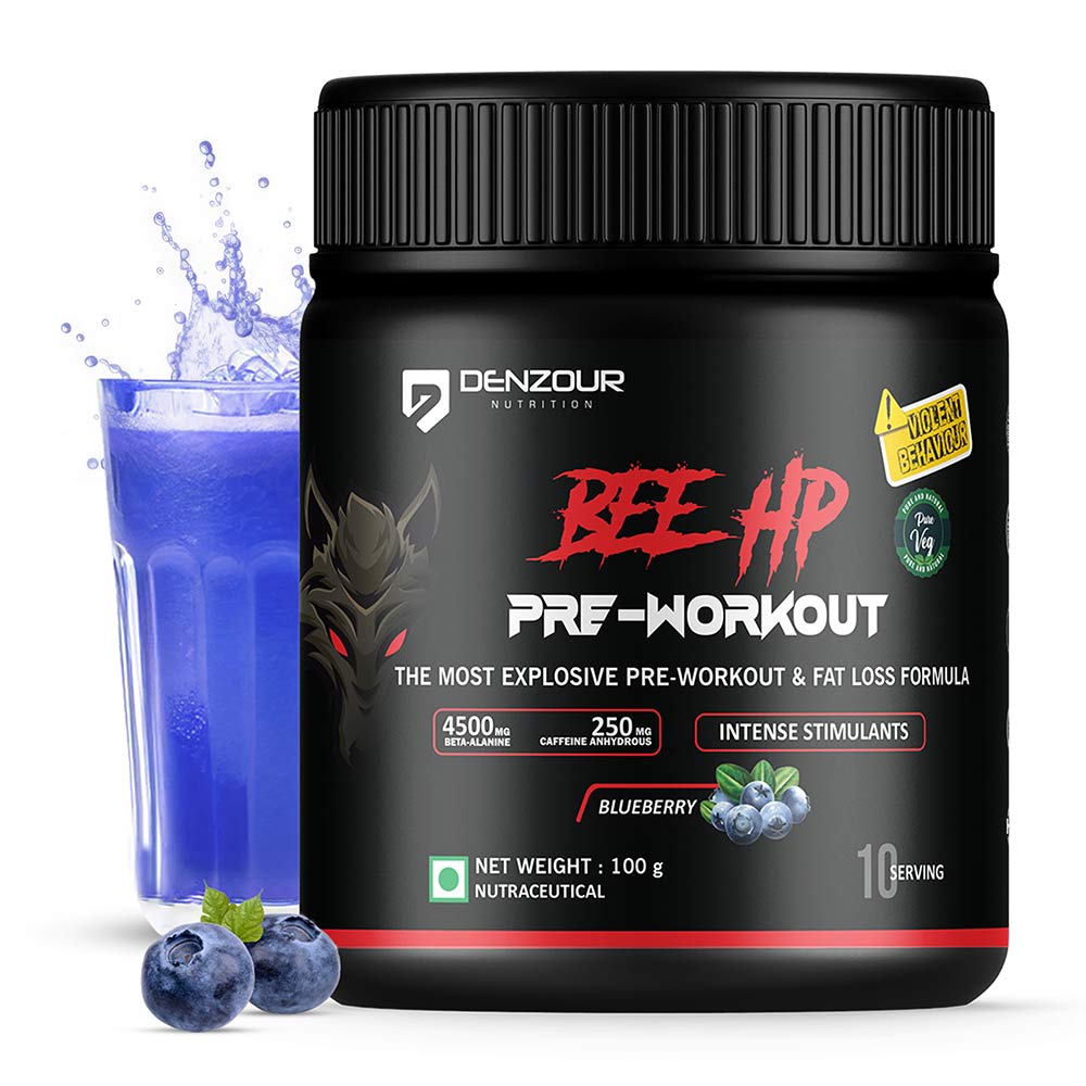 1 - Denzour Nutrition Bee Hp Pre-Workout,  0.22 lb  Blueberry 