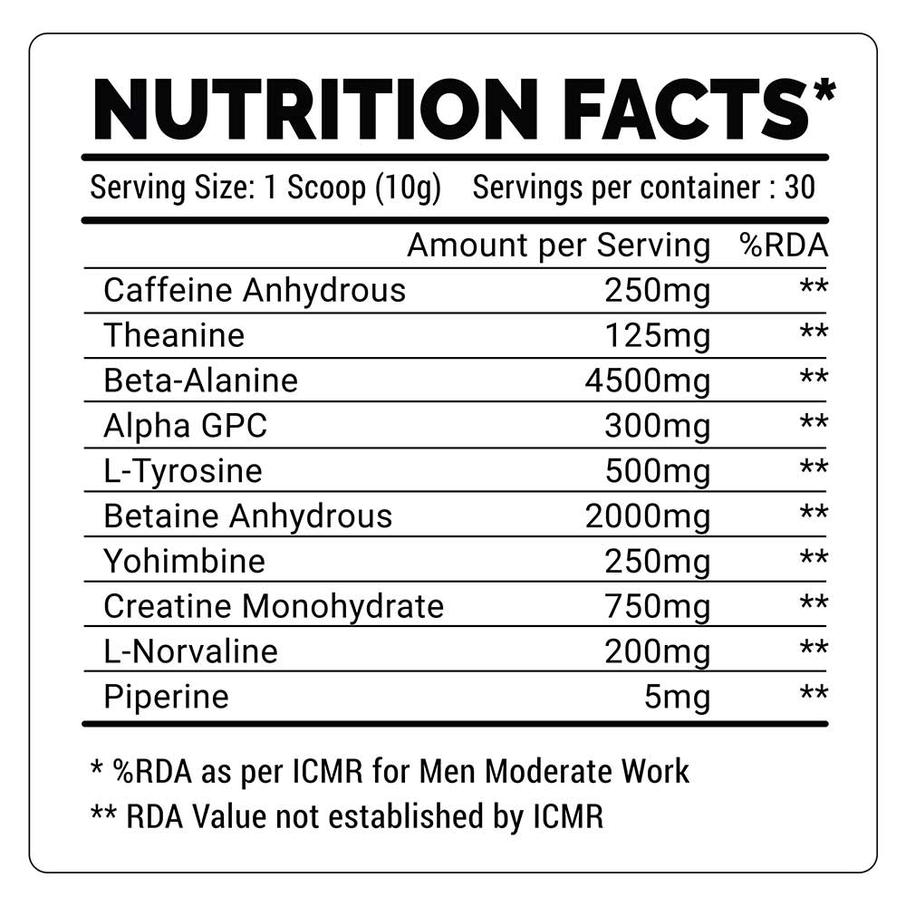 2 - Denzour Nutrition Bee Hp Pre-Workout,  0.66 lb  Lychee 