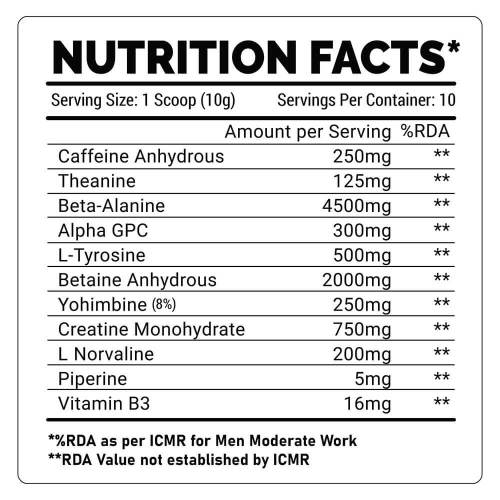 3 - Denzour Nutrition Bee Hp Pre-Workout,  0.22 lb  Watermelon 