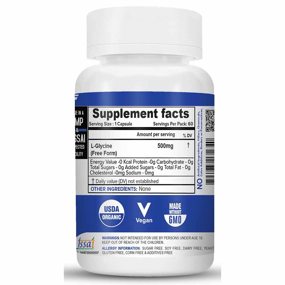 3 - NutriJa L-Glycine,  60 capsules 