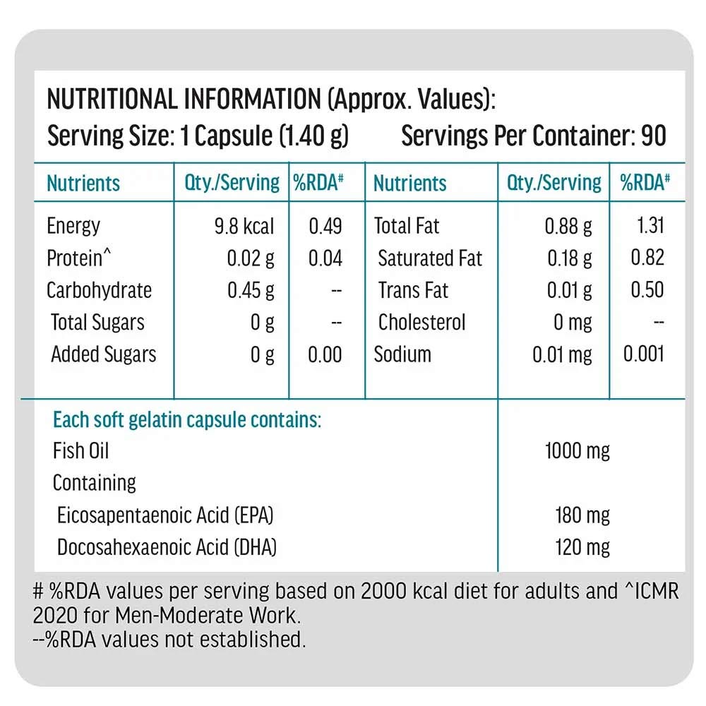 HealthKart HK Vitals Multivitamin & Fish Oil 90 caps & Shaker Combo