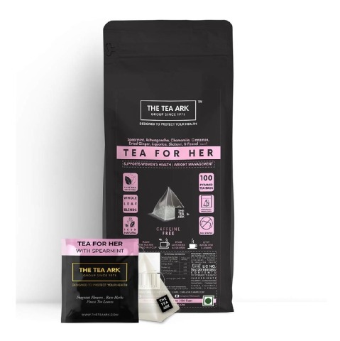 2 - The Tea Ark Spearmint Tea for PCOS,  100% Natural  100 Tea Bag(s) 