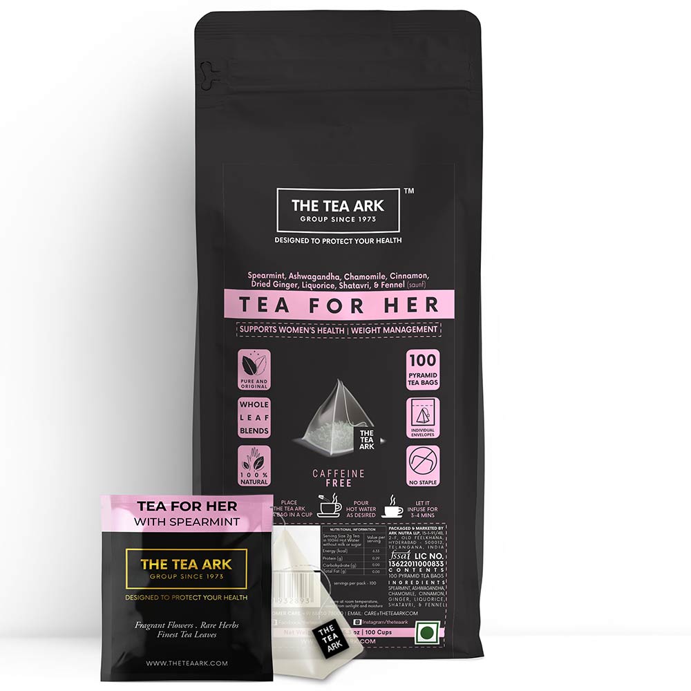2 - The Tea Ark Spearmint Tea for PCOS,  100% Natural  100 Tea Bag(s) 