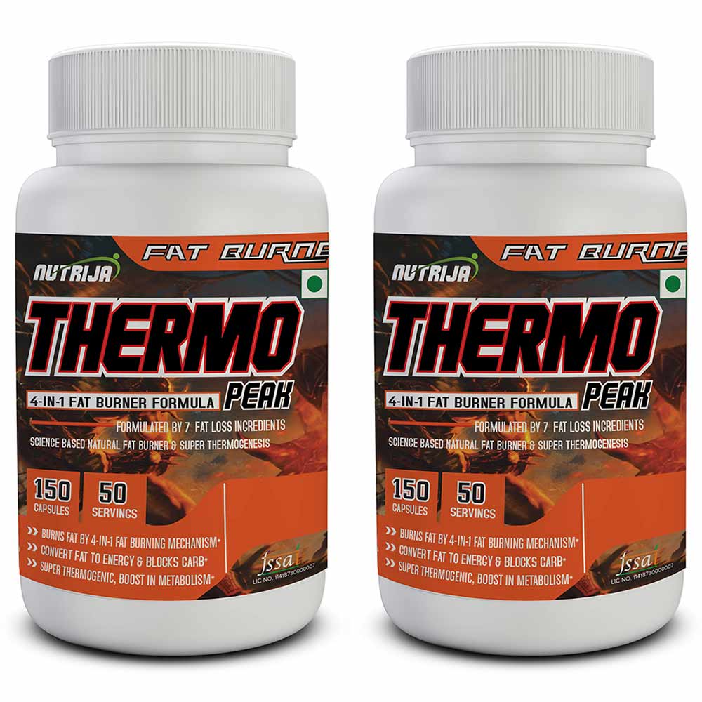 1 - NutriJa Thermo Peak,  150 capsules  Unflavoured (Pack of 2) 